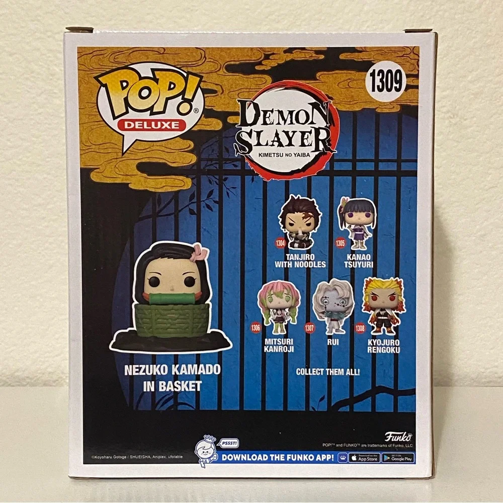 Hot Topic Exclusive 6” Nezuko Kamado In Basket Pop! Funko Vinyl Figure [1309] - Picture 5 of 9